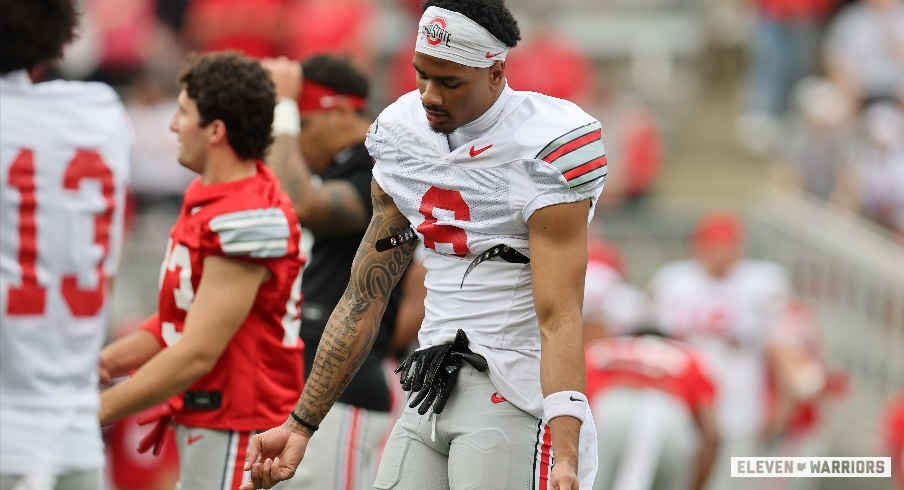 Devin Sanchez at Ohio State's spring game on April 18, 2026.