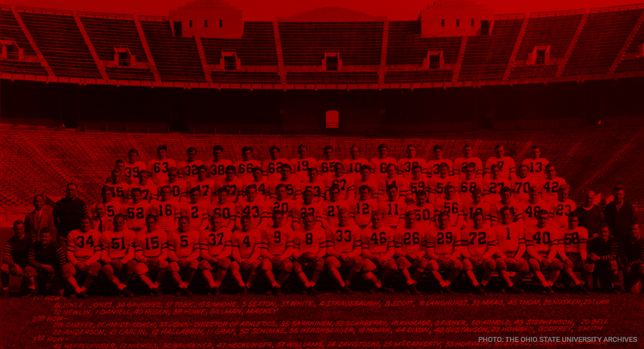 1940 Ohio State Football Team Eleven Warriors
